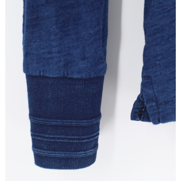 G-Star Raw Men's Long Sleeve Pullover Mock Turtle Neck Heathered Blue Sz M - Picture 6 of 13